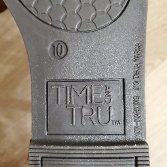 Time and Tru Strappy Sandals Braided Women's Size 10 NWOT - Picture 10 of 10